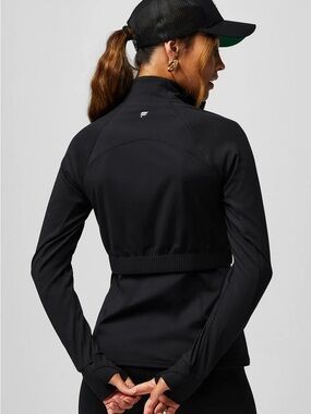 Fabletics Women's Black Performance Jacket; M